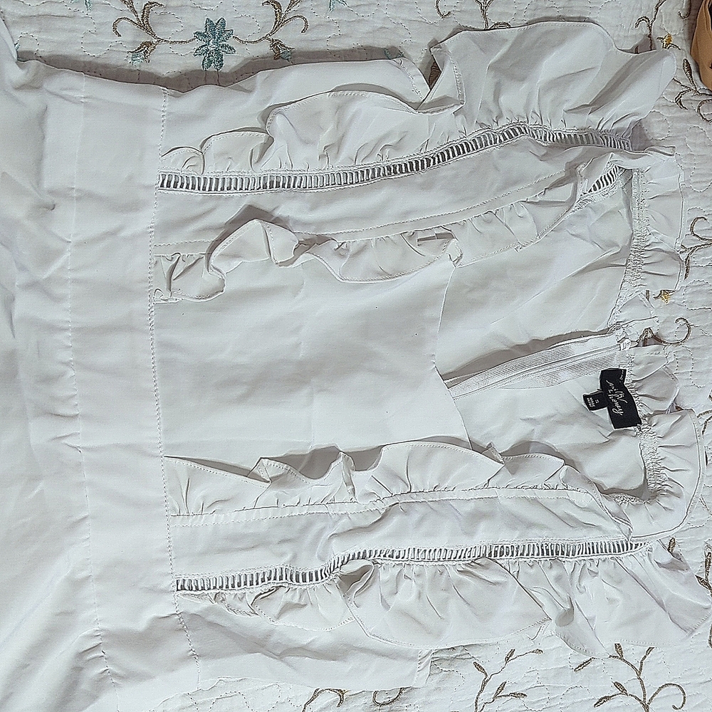 Milk and honey ruffle top